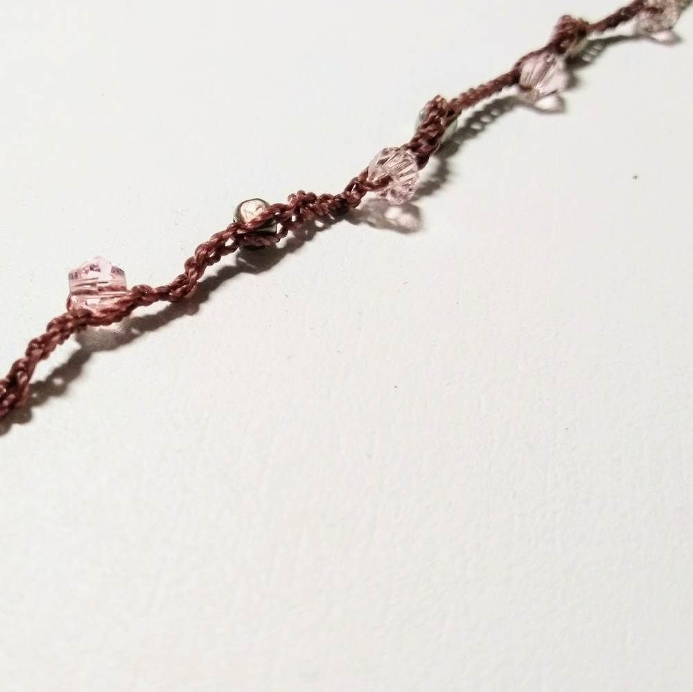 Dainty Woven Bead Bracelet